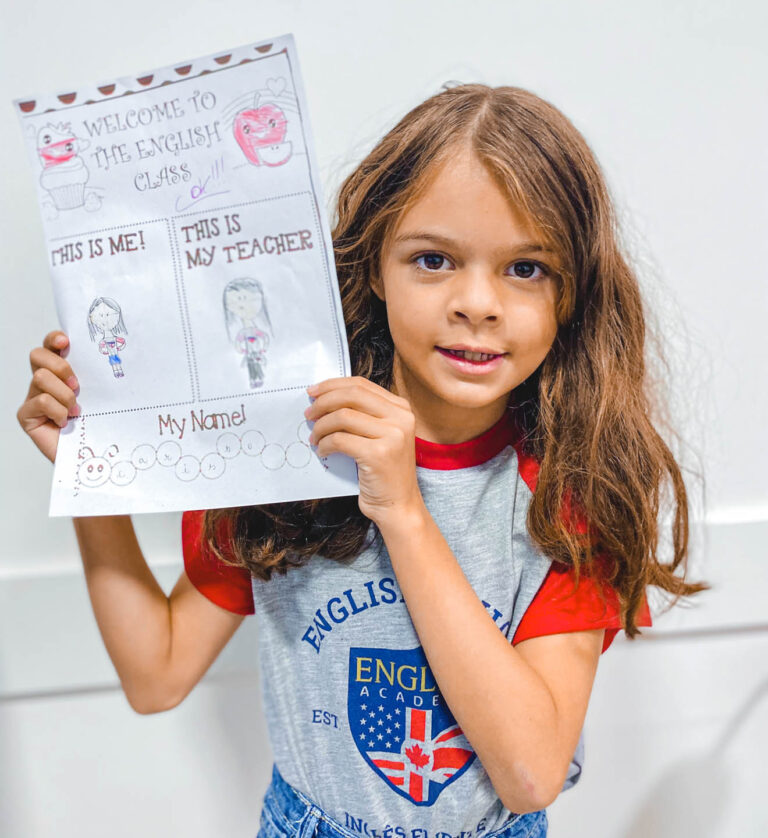 Aprenda inglês de forma divertida na Kids Academy com Turmas Little Kids e Kids para crianças de 04 a 11 anos